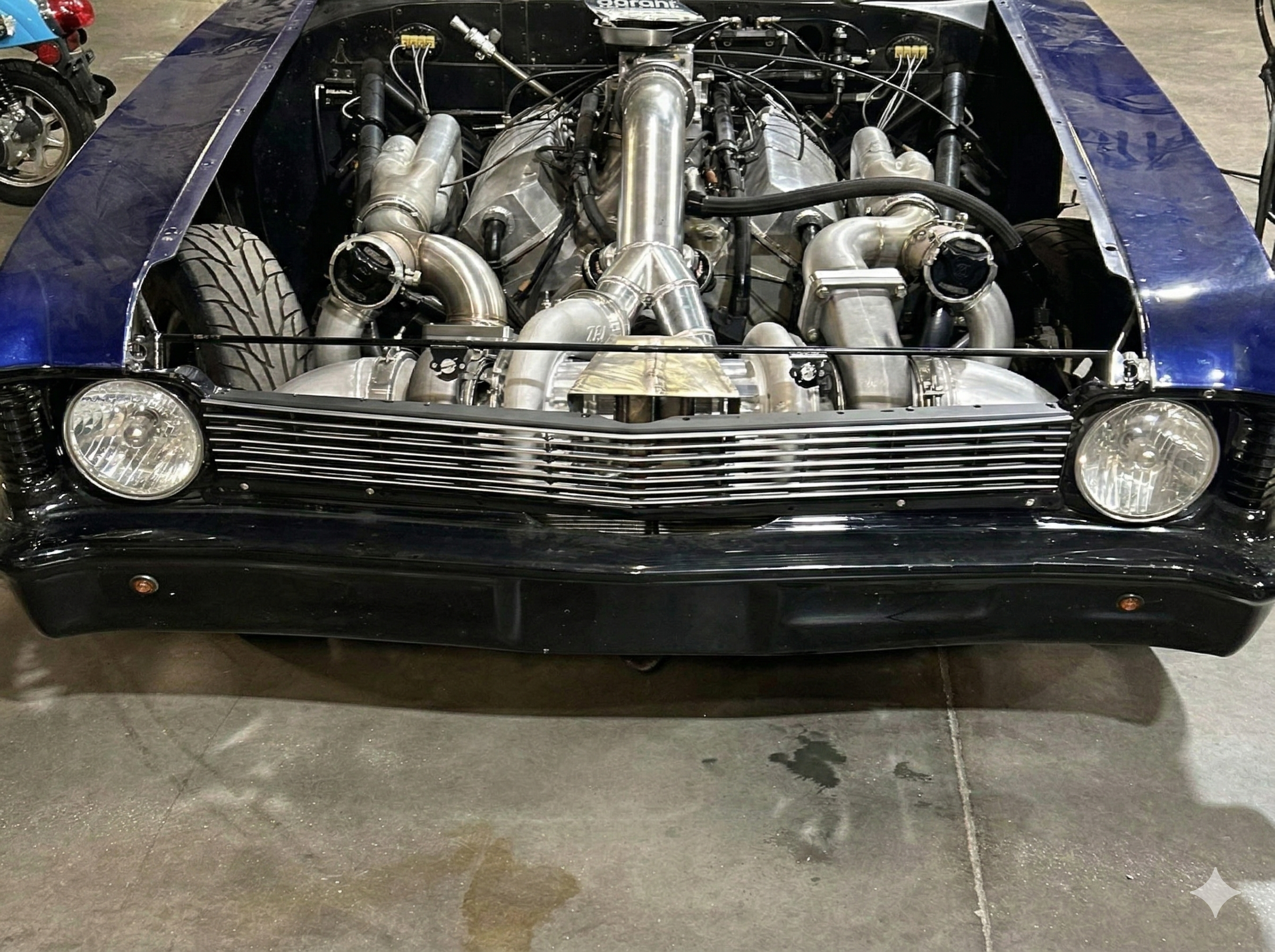 Twin-turbo street and strip build at Foulks Performance